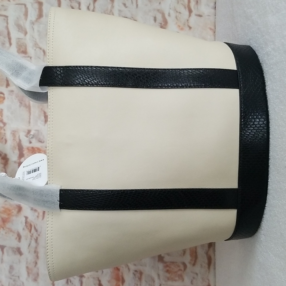 New STAUD Allora Leather Tote Bag - Picture 5 of 13
